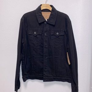 True Religion Jet Black Trucker Jacket XL